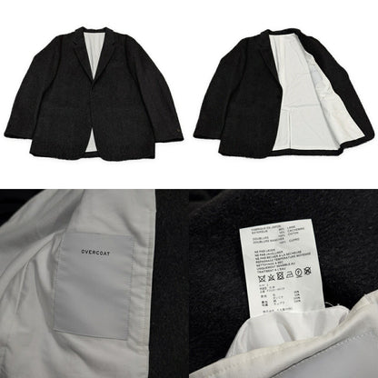 OVERCOAT 23AW Wool Flannel Single Blazer Grey Size 1