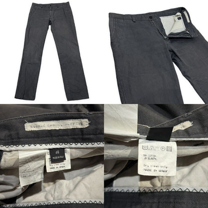 Nicolo' Ceschi Berrini Gray Slim Pants Size 46