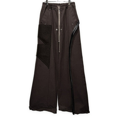 Rick Owens 24AW Rubber Patchwork Wide Bela Pants Size 46
