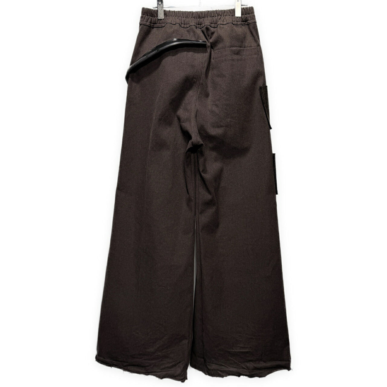 Rick Owens 24AW Rubber Patchwork Wide Bela Pants Size 46