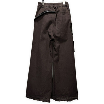 Rick Owens 24AW Rubber Patchwork Wide Bela Pants Size 46