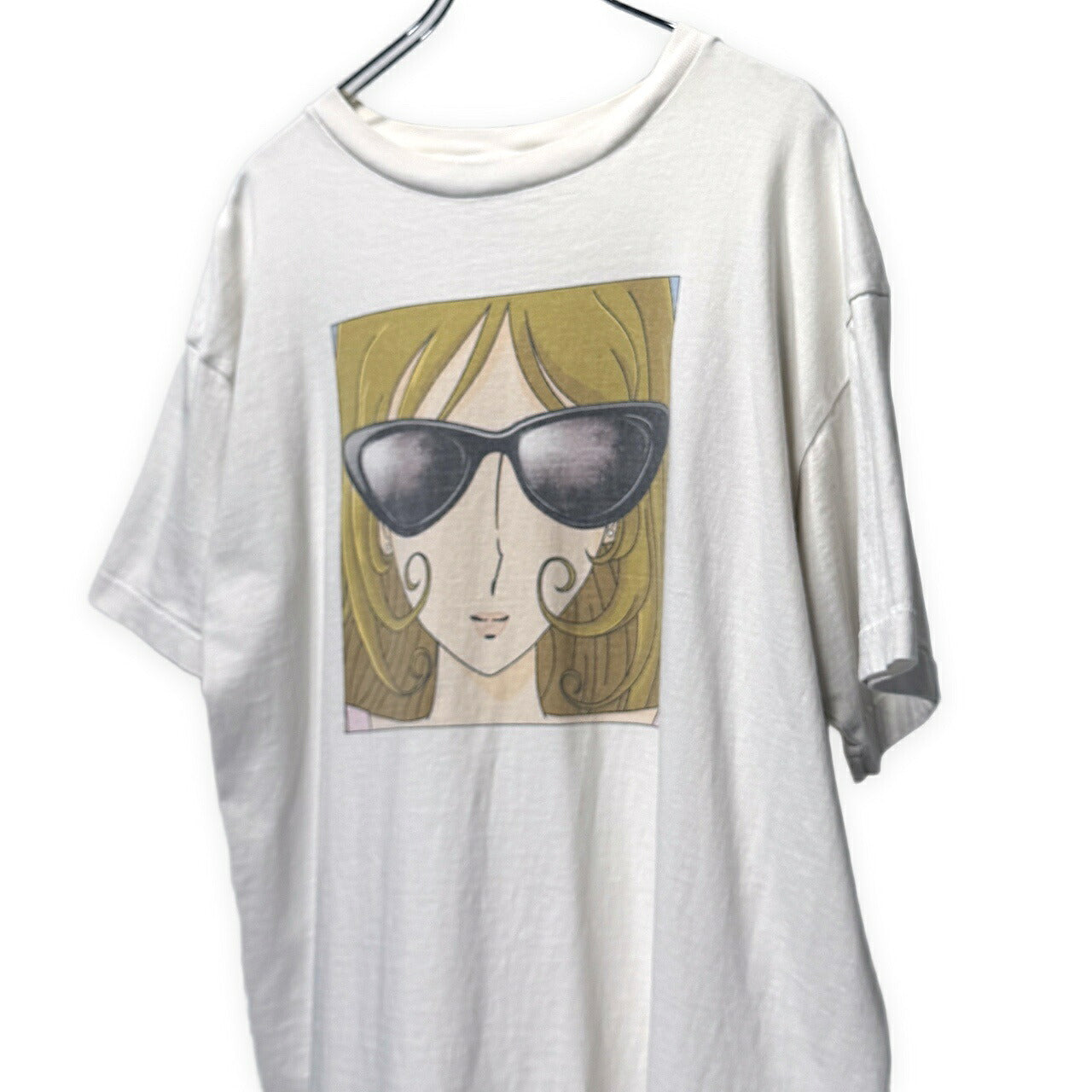 SAINT MICHAEL 23SS Vintage Print T-Shirt White Size L
