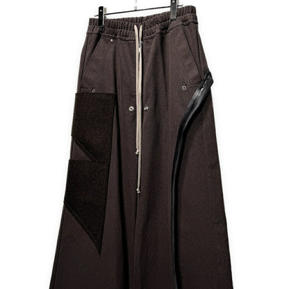 Rick Owens 24AW Rubber Patchwork Wide Bela Pants Size 46
