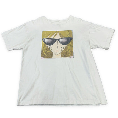 SAINT MICHAEL 23SS Vintage Print T-Shirt White Size L