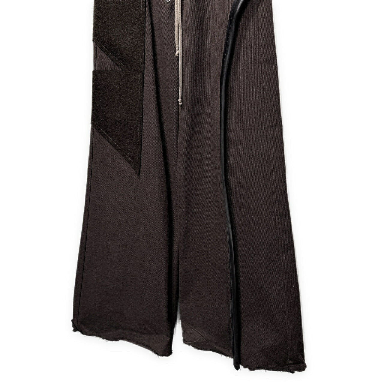 Rick Owens 24AW Rubber Patchwork Wide Bela Pants Size 46