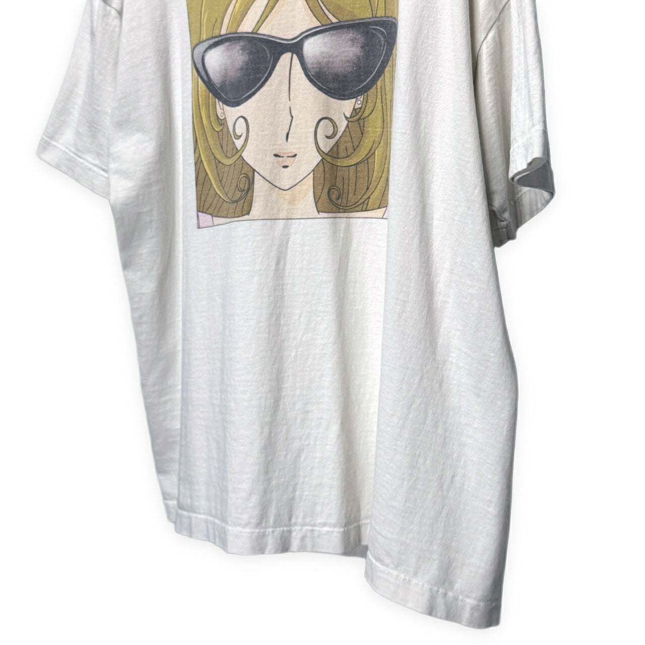 SAINT MICHAEL 23SS Vintage Print T-Shirt White Size L