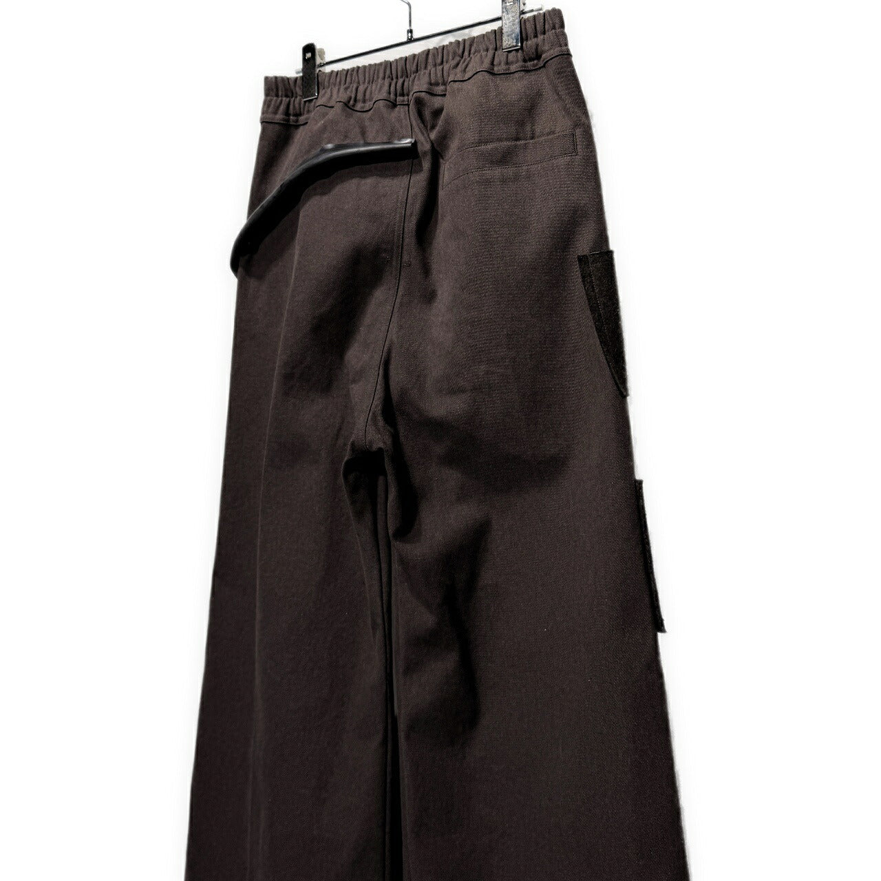 Rick Owens 24AW Rubber Patchwork Wide Bela Pants Size 46