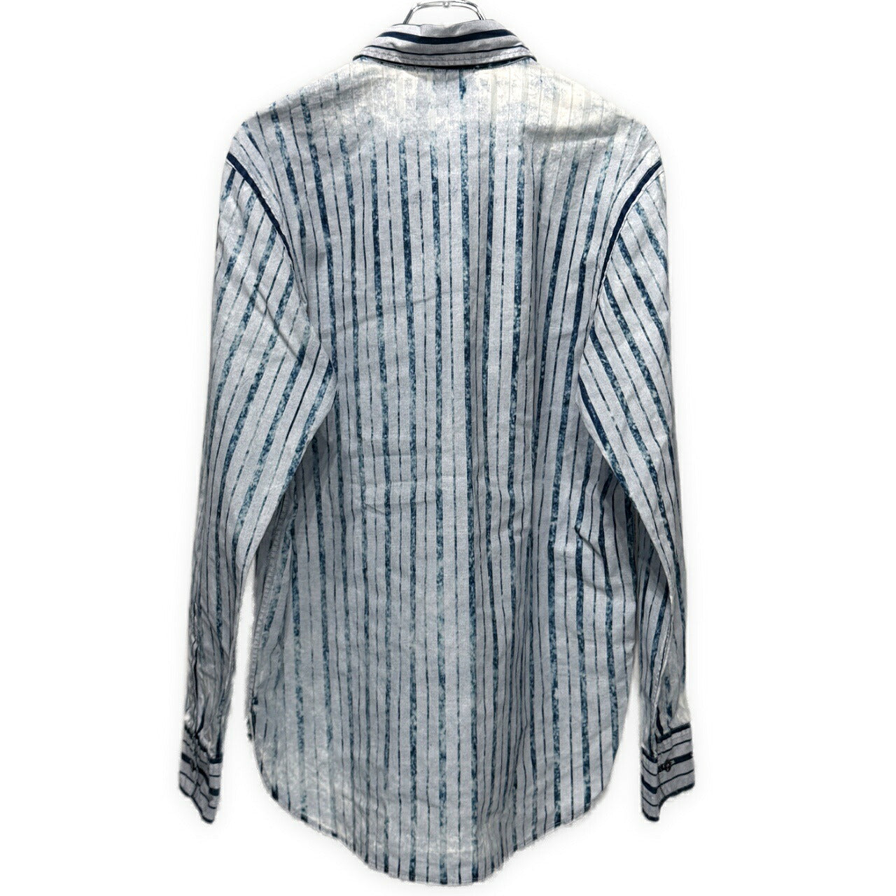 STONE ISLAND DENIMS 03SS Bleach Stripe Shirt Blue Size M