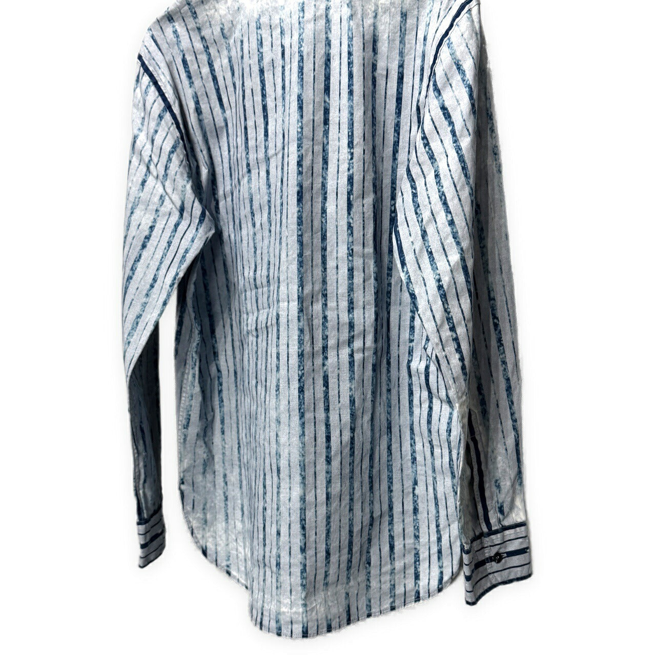 STONE ISLAND DENIMS 03SS Bleach Stripe Shirt Blue Size M