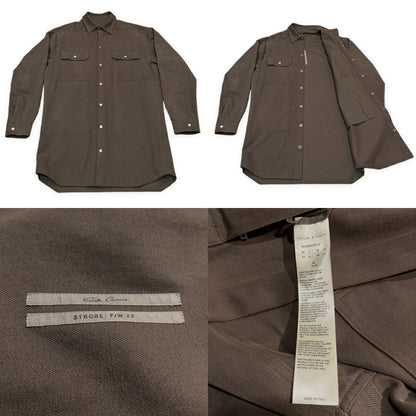 Rick Owens 22AW Strobe Heavy Cotton Jacket Dust Size 44