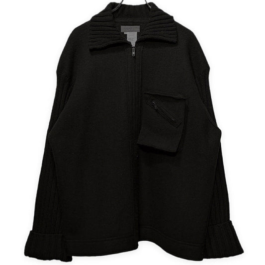 Yohji Yamamoto Pour Homme 98AW Knit Wool Jacket Size M