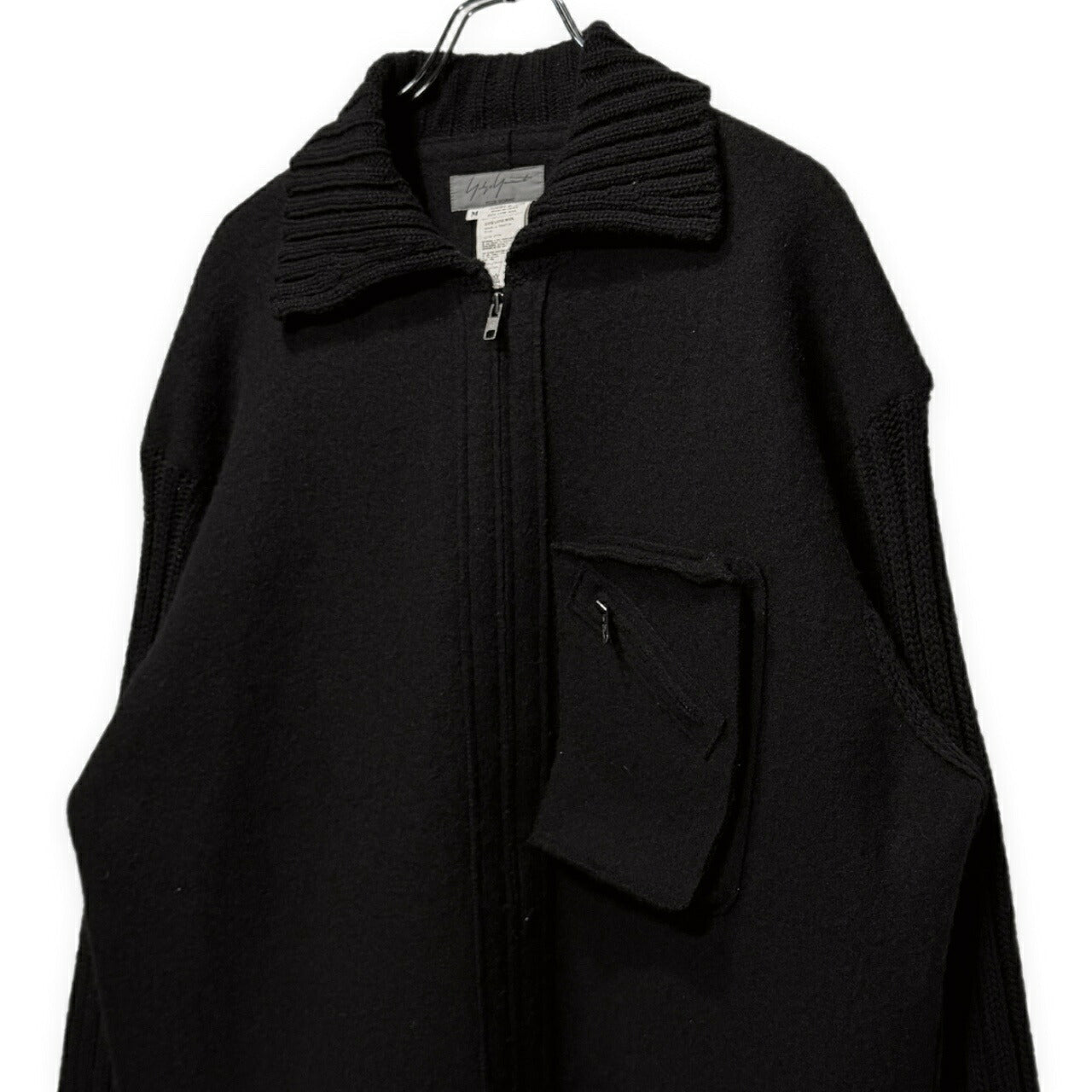 Yohji Yamamoto Pour Homme 98AW Knit Wool Jacket Size M