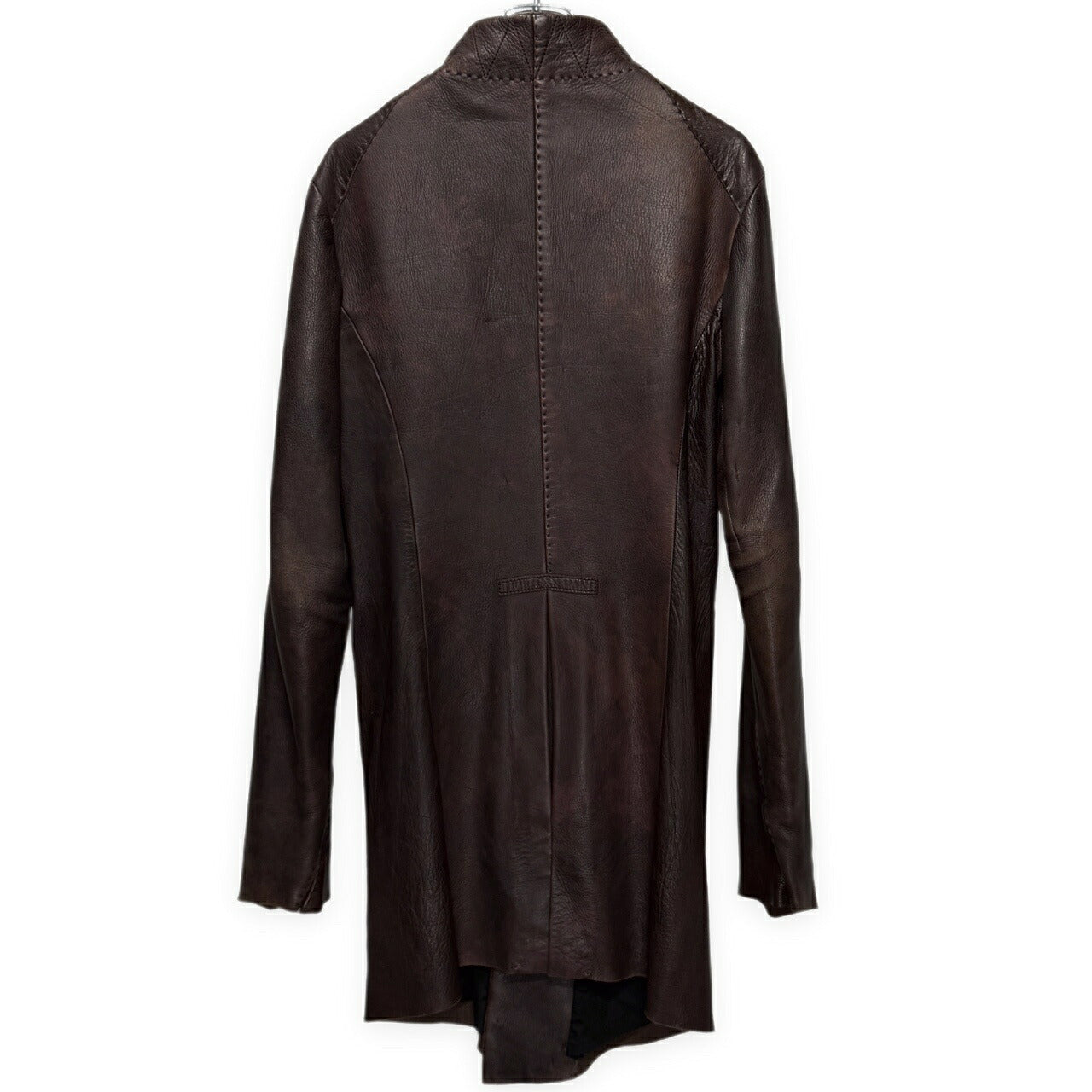 Yohan Serfaty 09AW Deer Leather Stand Coat Brown Size 44