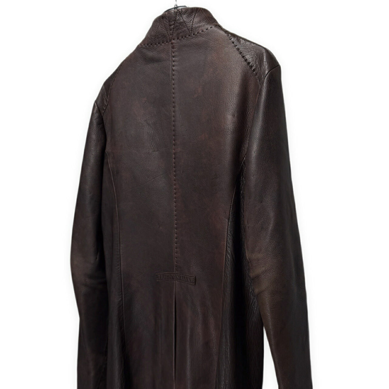 Yohan Serfaty 09AW Deer Leather Stand Coat Brown Size 44