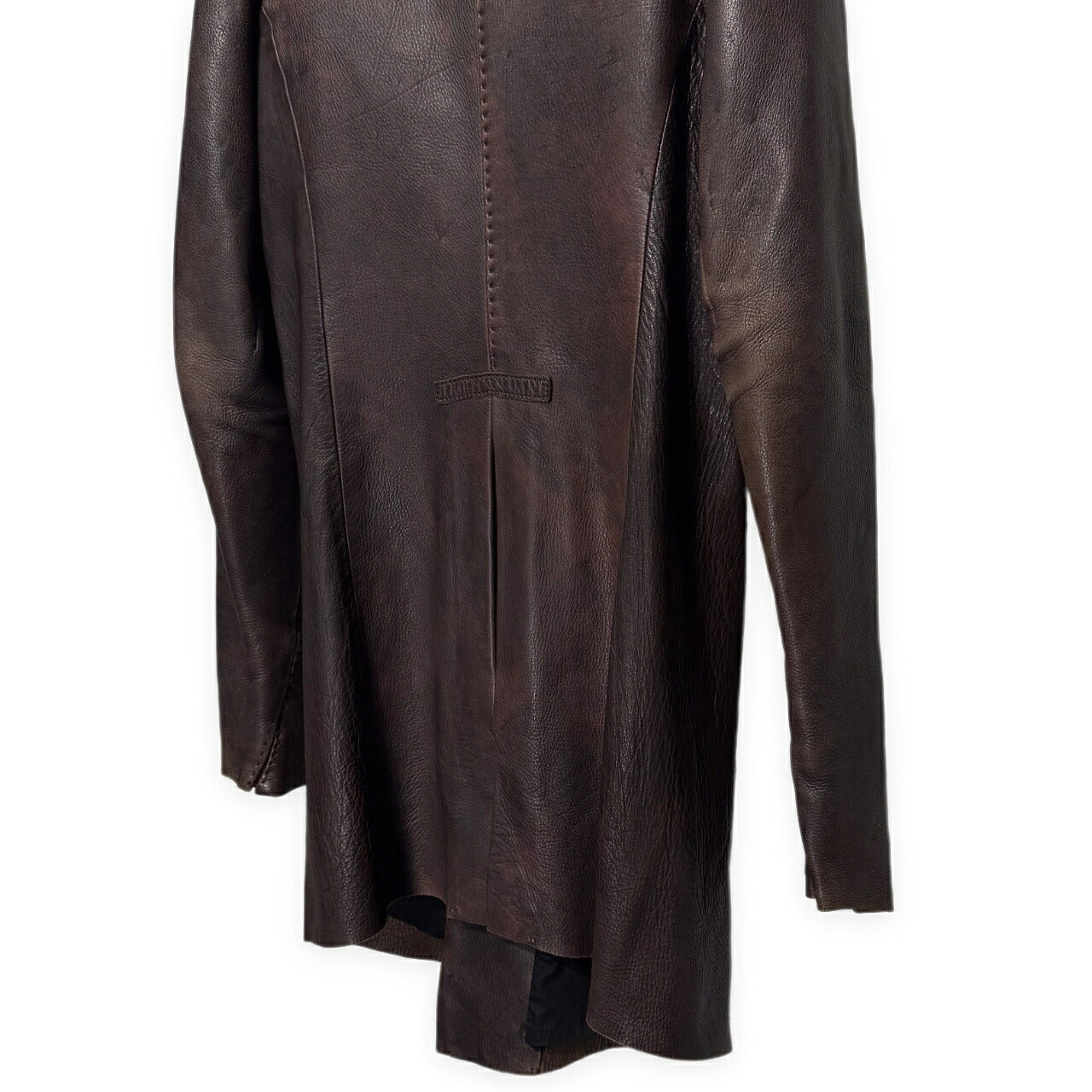 Yohan Serfaty 09AW Deer Leather Stand Coat Brown Size 44