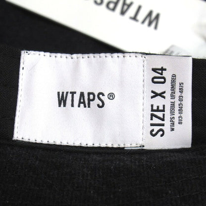 WTAPS 23AW Cotton Denim Jungle Bucket Hat Black Size 04