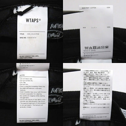 WTAPS 23AW Cotton Denim Jungle Bucket Hat Black Size 04