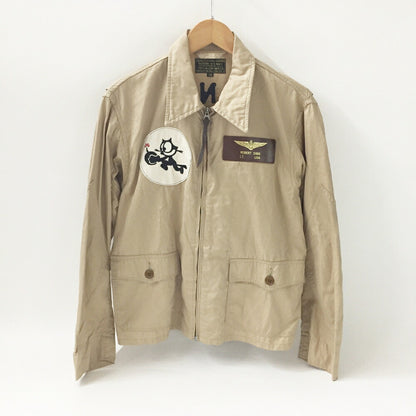TOYS McCOY M-421A Flying Summer Light Jacket Beige Size 36