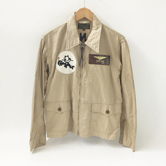 TOYS McCOY M-421A Flying Summer Light Jacket Beige Size 36