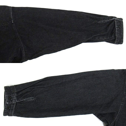 WTAPS 22AW WCPO Cotton Denim Long Sleeve Shirt Black Size 04