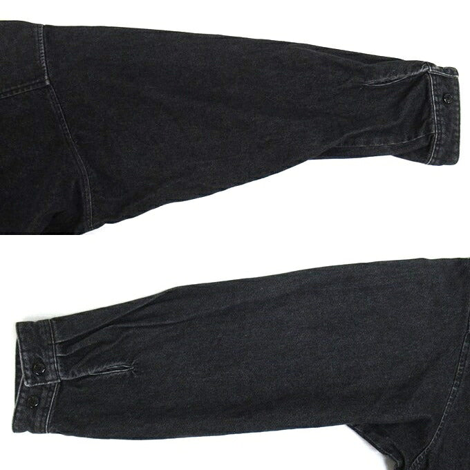 WTAPS 22AW WCPO Cotton Denim Long Sleeve Shirt Black Size 04