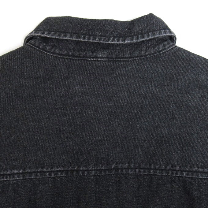WTAPS 22AW WCPO Cotton Denim Long Sleeve Shirt Black Size 04