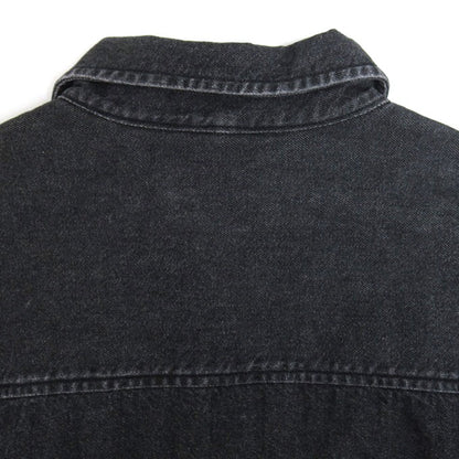WTAPS 22AW WCPO Cotton Denim Long Sleeve Shirt Black Size 04