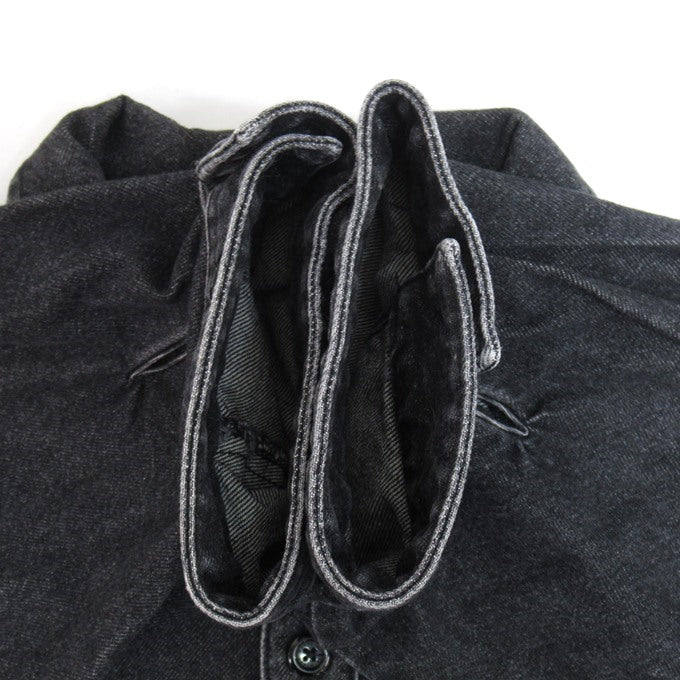 WTAPS 22AW WCPO Cotton Denim Long Sleeve Shirt Black Size 04