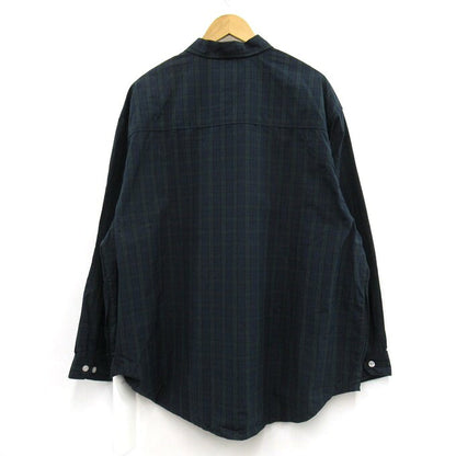 WTAPS 25SS Wcpo Cotton Broadcloth Long Sleeve Shirt Green Size 04