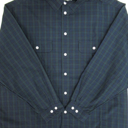 WTAPS 25SS Wcpo Cotton Broadcloth Long Sleeve Shirt Green Size 04