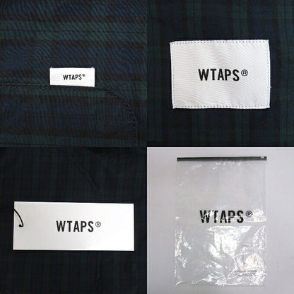 WTAPS 25SS Wcpo Cotton Broadcloth Long Sleeve Shirt Green Size 04