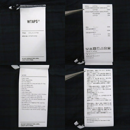 WTAPS 25SS Wcpo Cotton Broadcloth Long Sleeve Shirt Green Size 04
