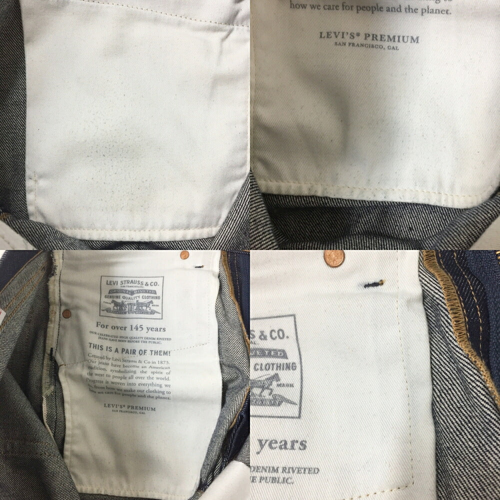 Levi's 551Z 145th Anniversary Indigo Denim Jeans Size 32