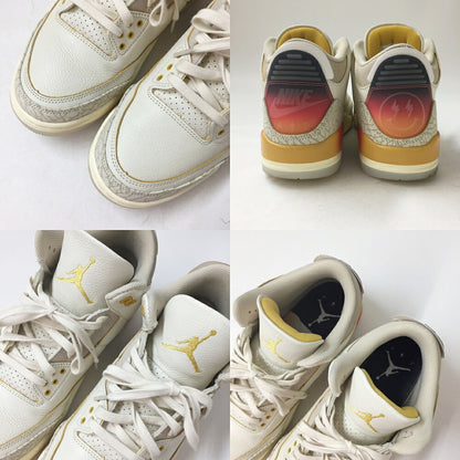 NIKE x J BALVIN Air Jordan 3 Retro Sunset Sneakers Size 10
