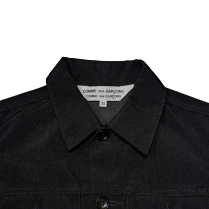 COMME des GARÇONS AD2017 Nylon Trucker Jacket Black Size XS