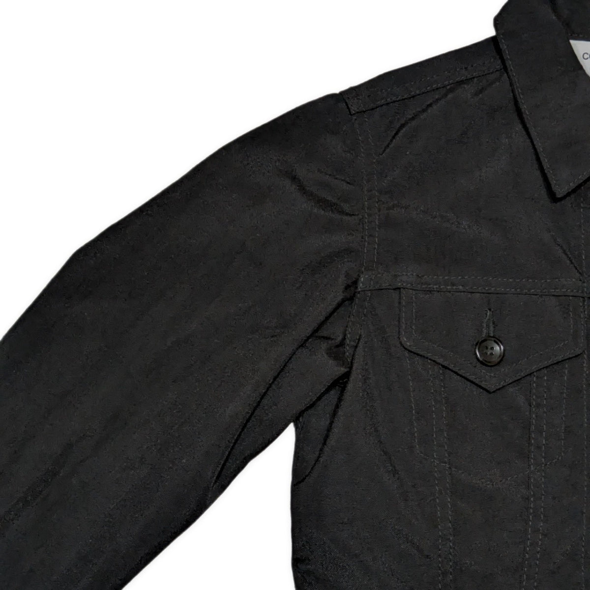 COMME des GARÇONS AD2017 Nylon Trucker Jacket Black Size XS