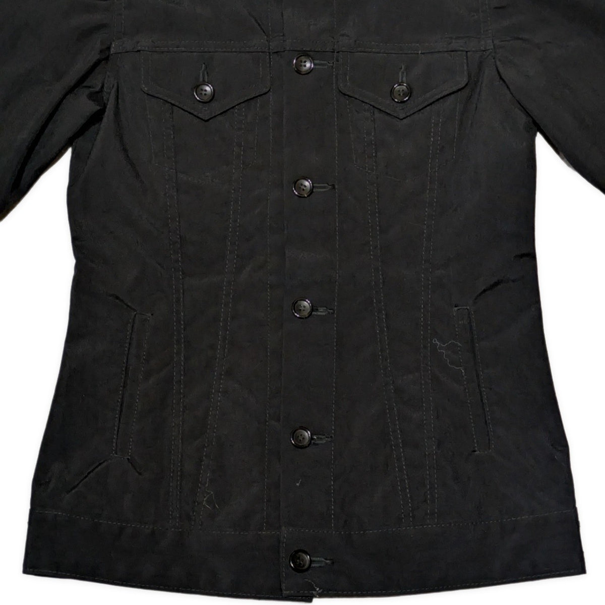COMME des GARÇONS AD2017 Nylon Trucker Jacket Black Size XS