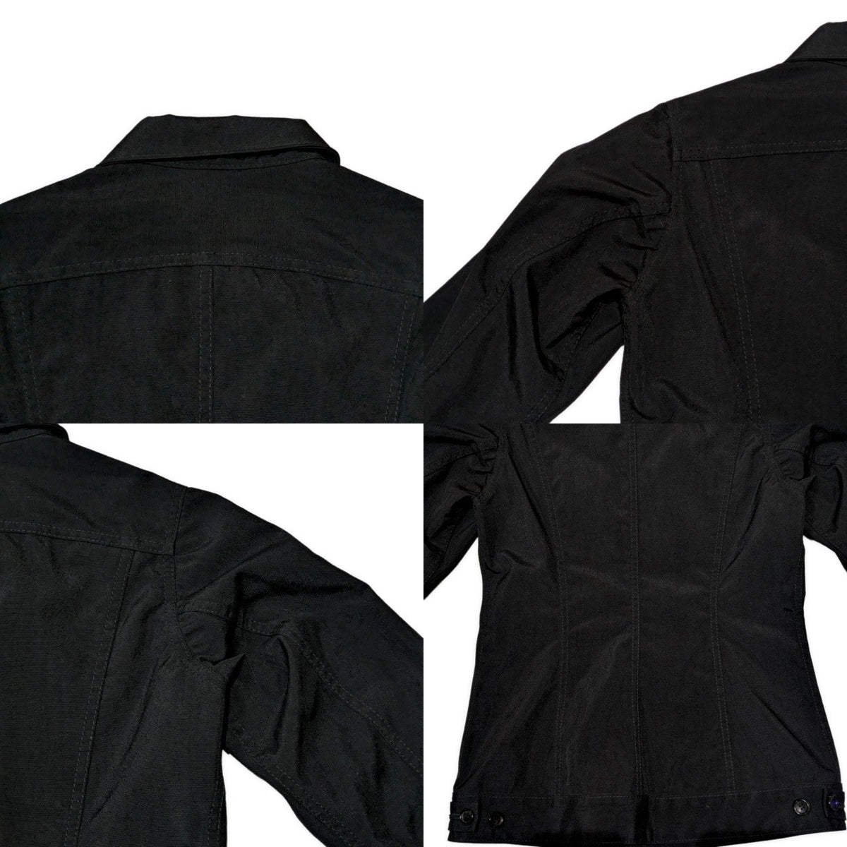 COMME des GARÇONS AD2017 Nylon Trucker Jacket Black Size XS