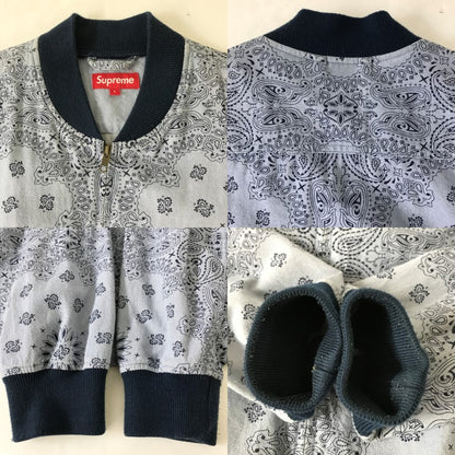 Supreme Paisley Denim Jacket Blue/Navy Size L