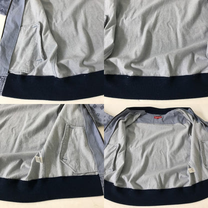 Supreme Paisley Denim Jacket Blue/Navy Size L