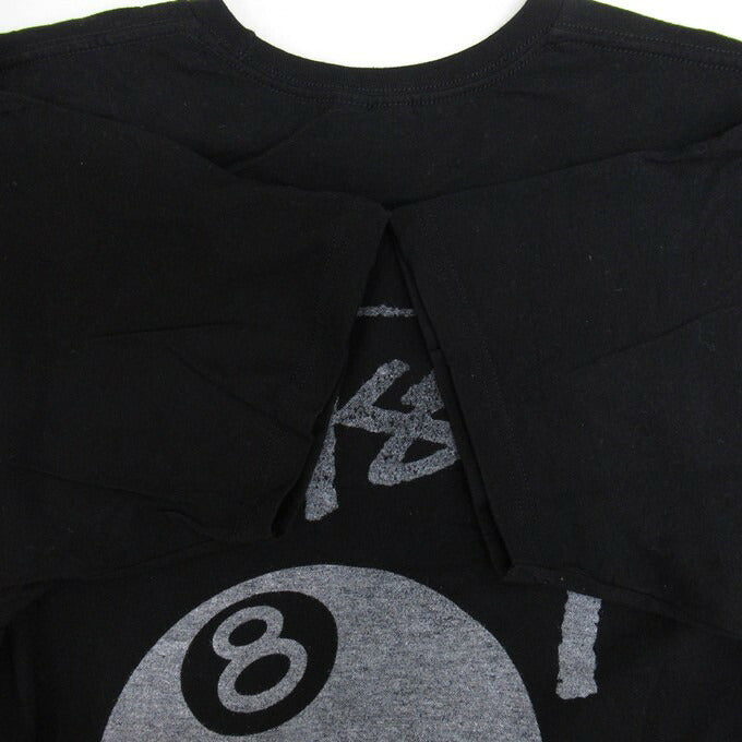 STUSSY 8BALL Graphic T-Shirt Black Size L