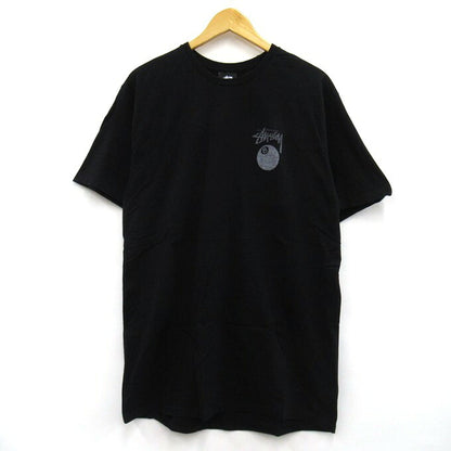 STUSSY 8BALL Graphic T-Shirt Black Size L