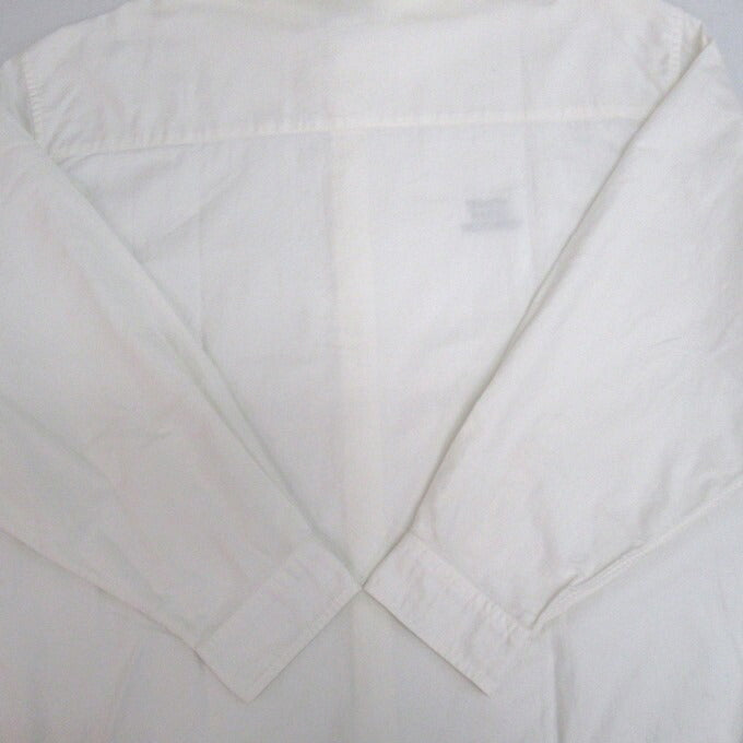 WTAPS 22AW BD 01 Cotton Oxford Long Sleeve Shirt White Size 04