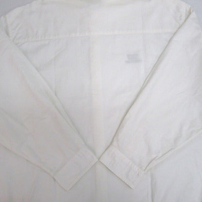 WTAPS 22AW BD 01 Cotton Oxford Long Sleeve Shirt White Size 04