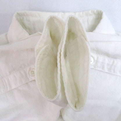 WTAPS 22AW BD 01 Cotton Oxford Long Sleeve Shirt White Size 04