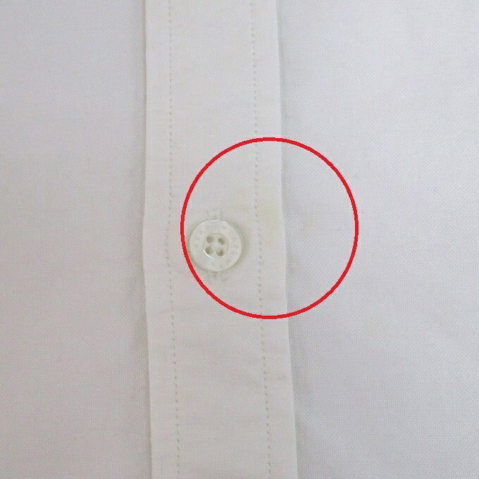 WTAPS 22AW BD 01 Cotton Oxford Long Sleeve Shirt White Size 04