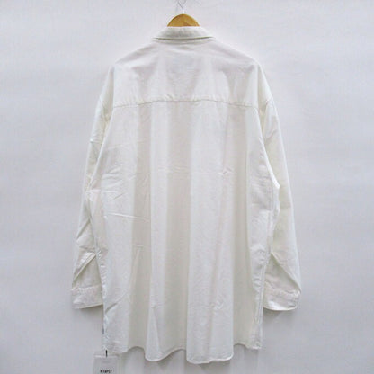 WTAPS 22AW BD 01 Cotton Oxford Long Sleeve Shirt White Size 04