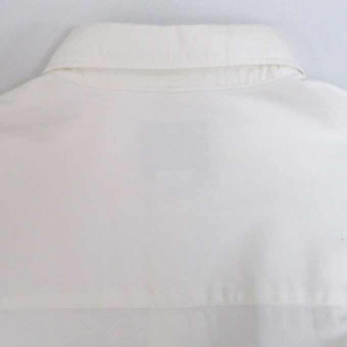 WTAPS 22AW BD 01 Cotton Oxford Long Sleeve Shirt White Size 04