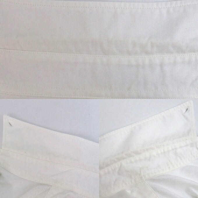 WTAPS 22AW BD 01 Cotton Oxford Long Sleeve Shirt White Size 04