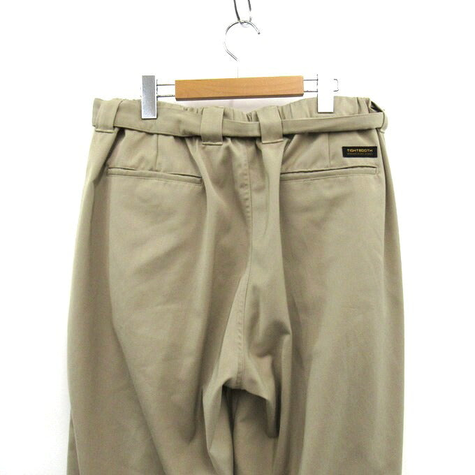 TIGHTBOOTH Baggy Slacks Pants Beige Size XL